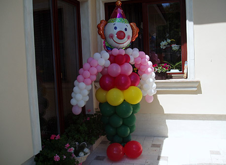 Balónová výzdoba na detské oslavy
